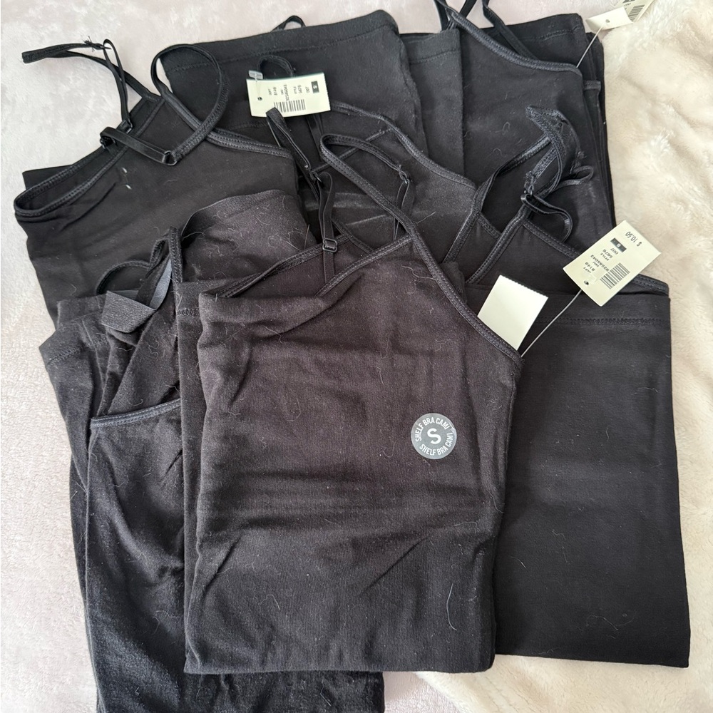 Aeropostale Black + Gray Cami’s